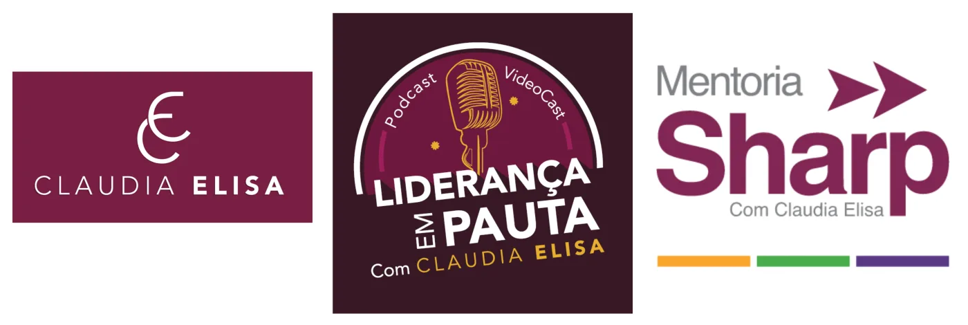 Marcas Claudia Elisa: podcast Liderança em Pauta e Mentoria Sharp